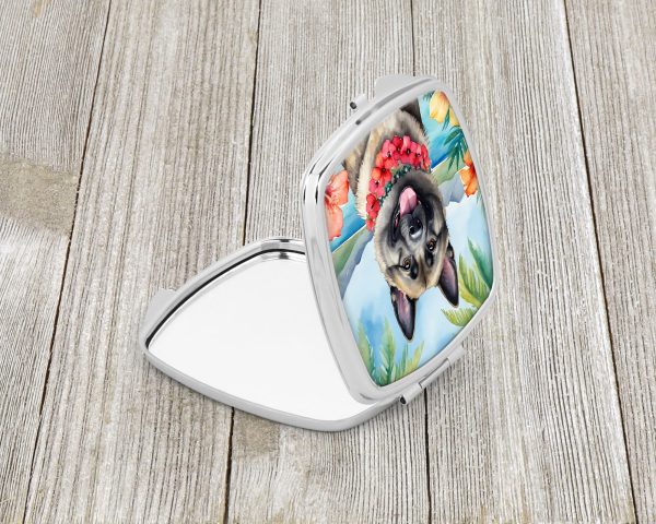 Norwegian Elkhound Luau Compact Mirror Supply - Image 2