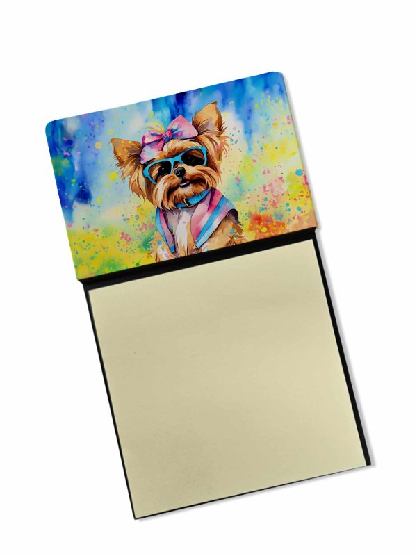 Yorkshire Terrier Hippie Dawg Sticky Note Holder Fashion