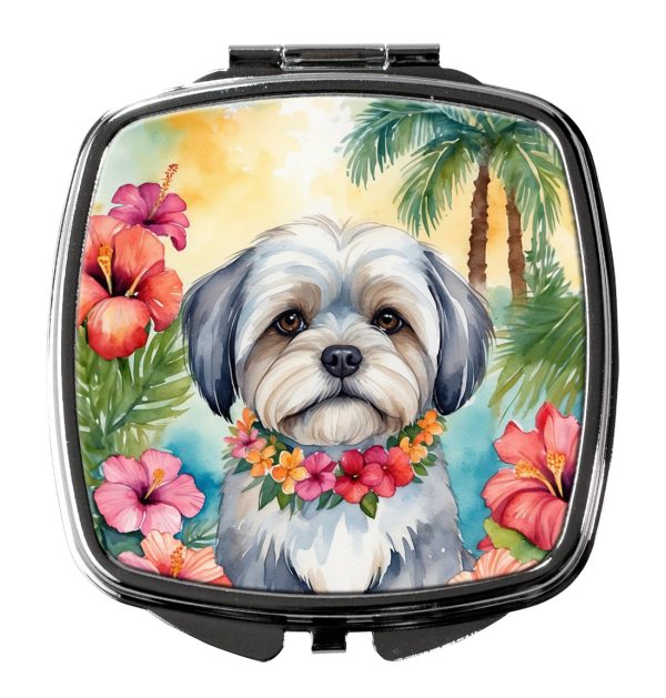 Lhasa Apso Luau Compact Mirror Online