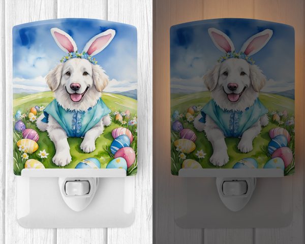 Kuvasz Easter Egg Hunt Ceramic Night Light For Cheap - Image 2
