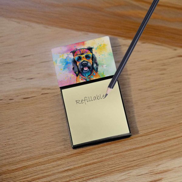 Scottish Terrier Hippie Dawg Sticky Note Holder Online now - Image 2