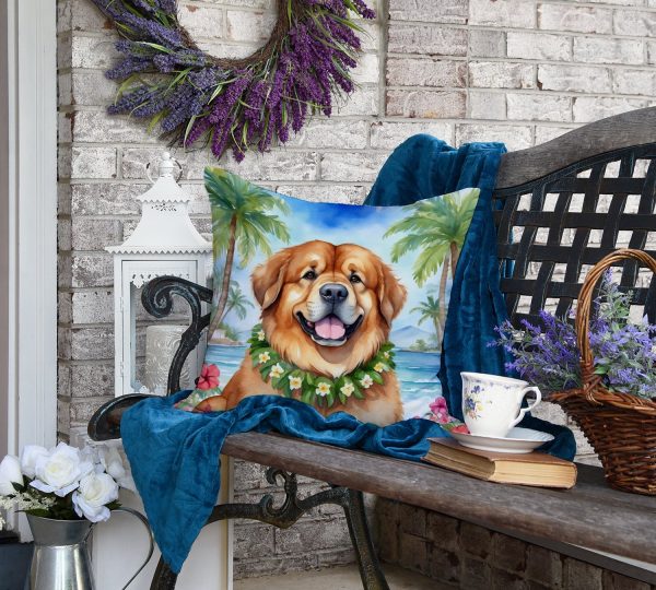 Tibetan Mastiff Luau Throw Pillow Online now - Image 4