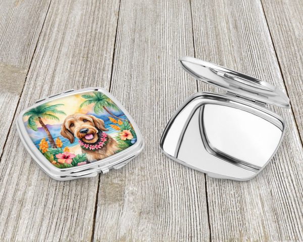 Otterhound Luau Compact Mirror Hot on Sale - Image 3