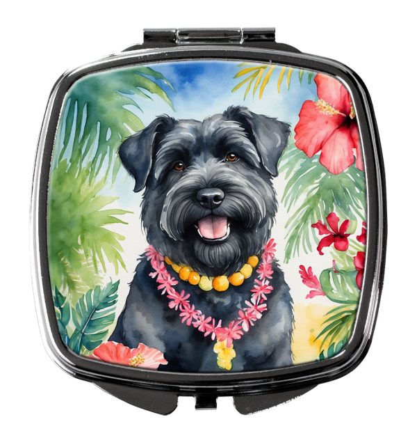 Bouvier des Flandres Luau Compact Mirror Online