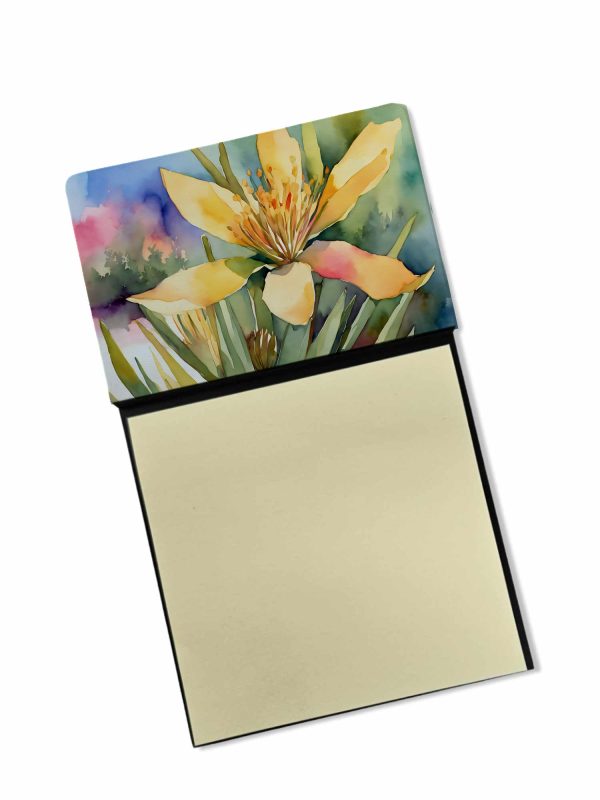 New Mexico Yucca Flower in Watercolor Sticky Note Holder For Discount