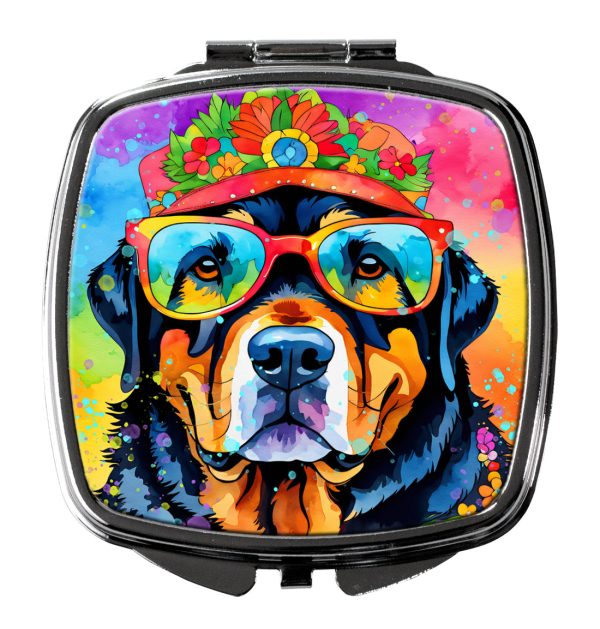 Rottweiler Hippie Dawg Compact Mirror Online
