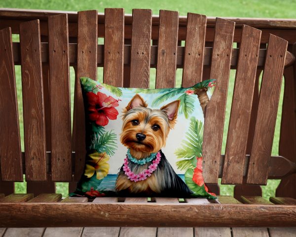 Silky Terrier Luau Throw Pillow Online now - Image 2