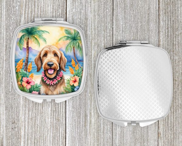 Otterhound Luau Compact Mirror Hot on Sale - Image 4