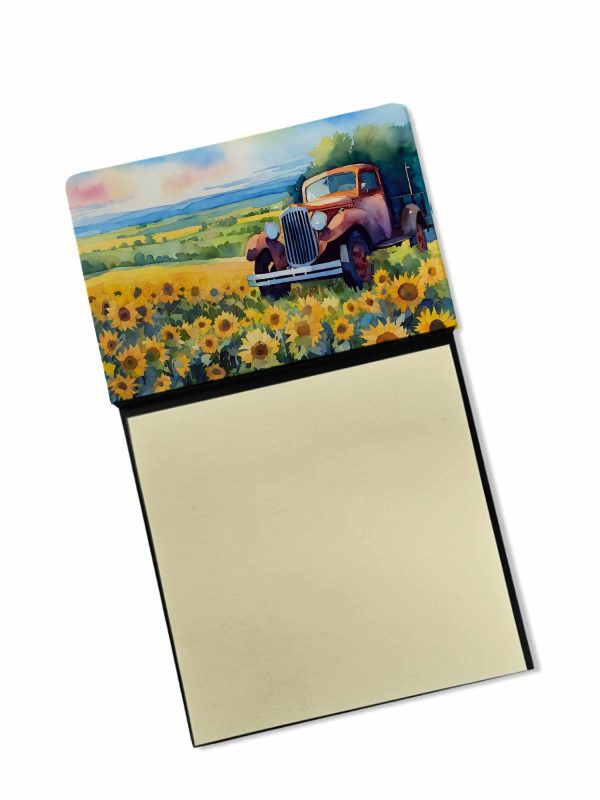 Kansas Sunflowers in Watercolor Sticky Note Holder Online