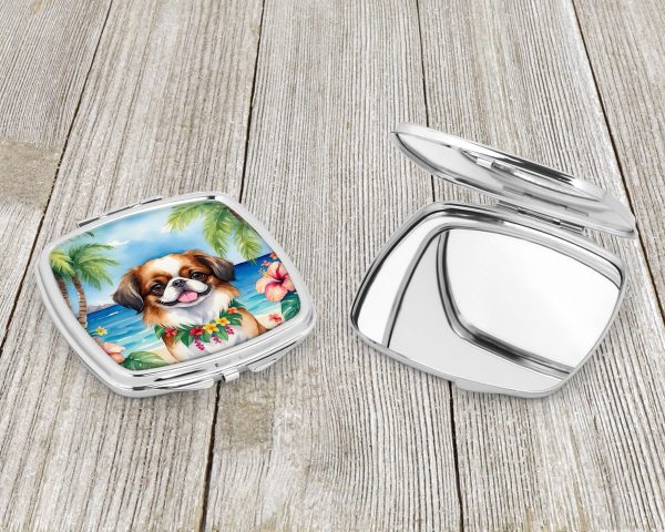 Japanese Chin Luau Compact Mirror on Sale - Image 3
