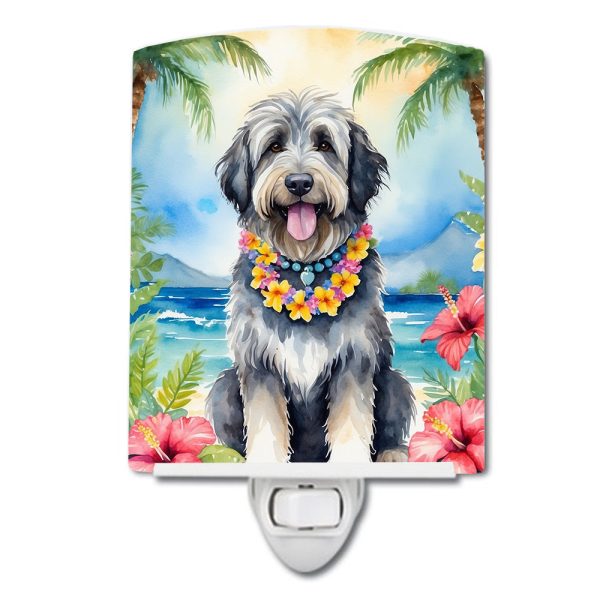 Bergamasco Sheepdog Luau Ceramic Night Light Supply