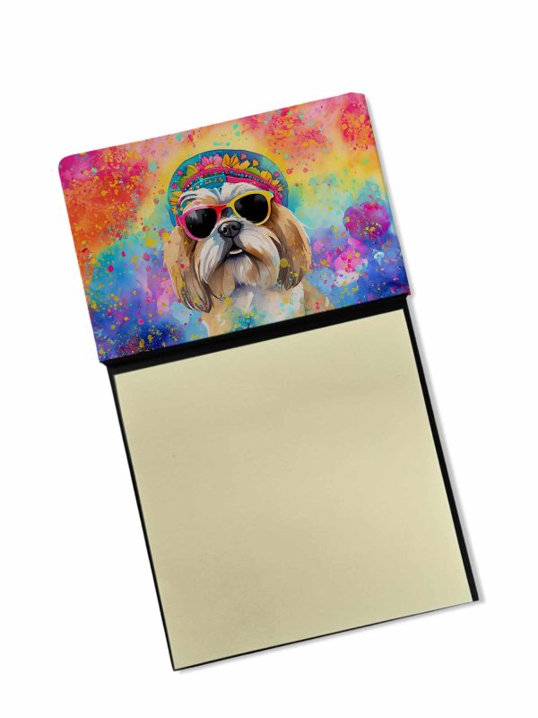Shih Tzu Hippie Dawg Sticky Note Holder Online now