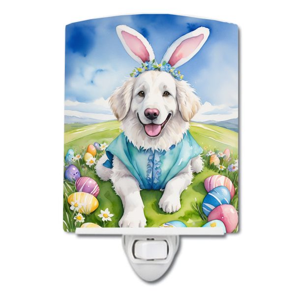 Kuvasz Easter Egg Hunt Ceramic Night Light For Cheap