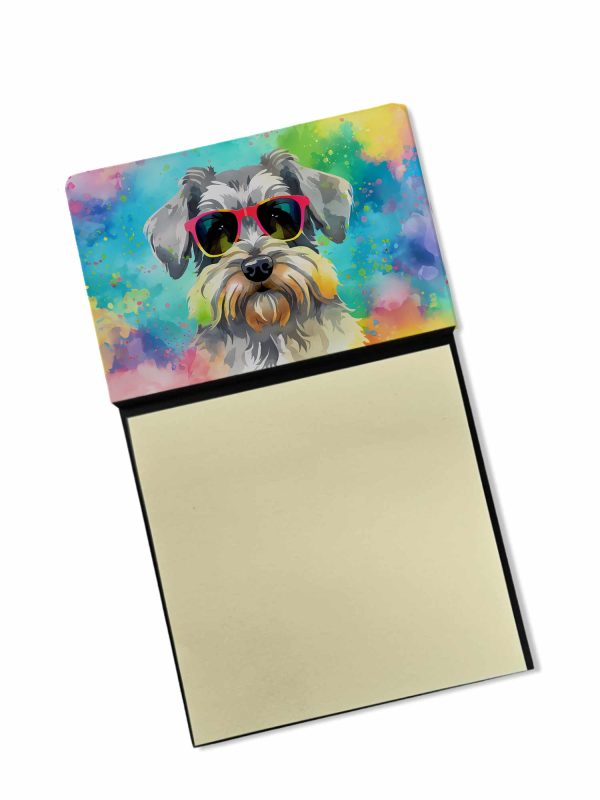 Schnauzer Hippie Dawg Sticky Note Holder Online Sale