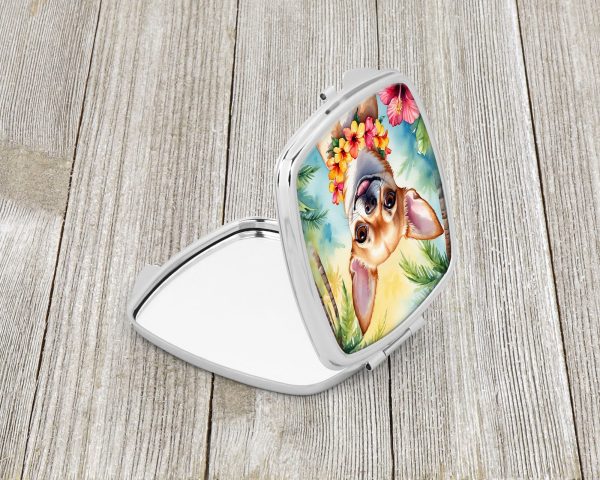 Chihuahua Luau Compact Mirror Online Sale - Image 2
