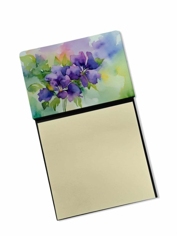 New Jersey Violet in Watercolor Sticky Note Holder Sale