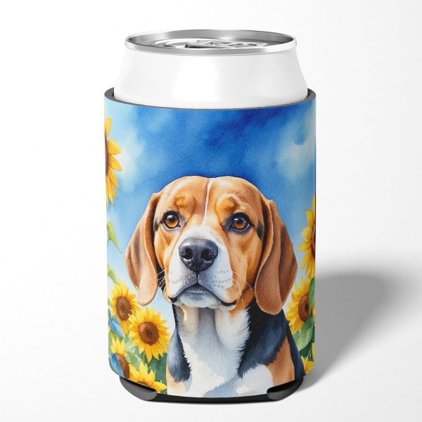 Beagle in Sunflowers Can or Bottle Hugger on Sale - Image 2