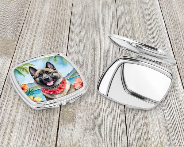 Norwegian Elkhound Luau Compact Mirror Supply - Image 3