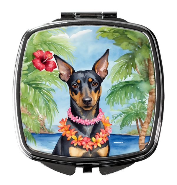 Manchester Terrier Luau Compact Mirror Fashion