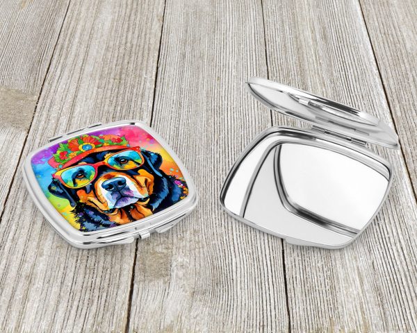 Rottweiler Hippie Dawg Compact Mirror Online - Image 3