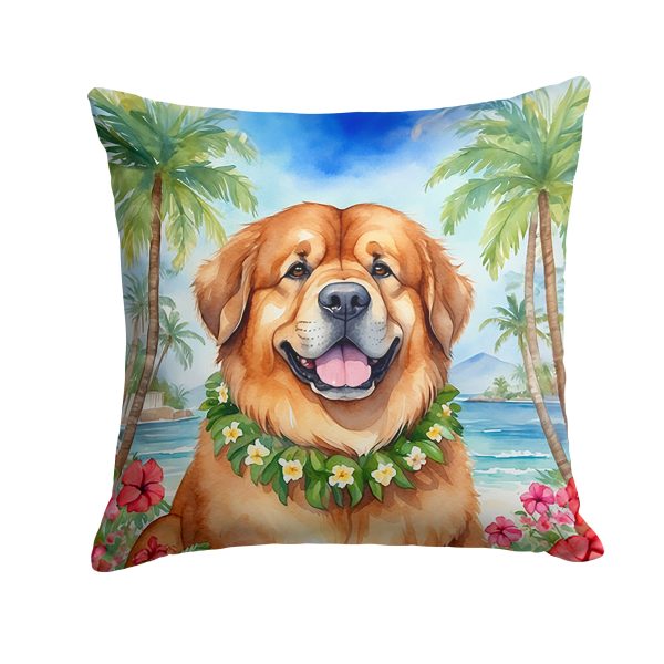 Tibetan Mastiff Luau Throw Pillow Online now