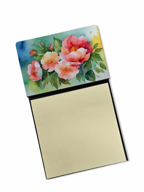 Georgia Cherokee Rose in Watercolor Sticky Note Holder on Sale