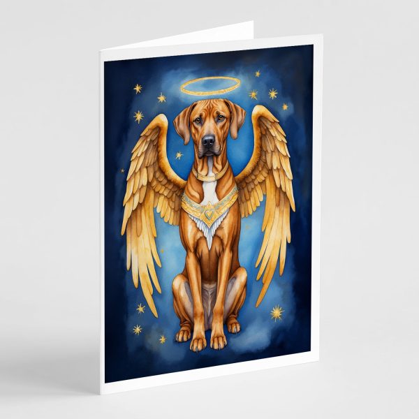 Rhodesian Ridgeback My Angel Greeting Cards Pack of 8 For Cheap