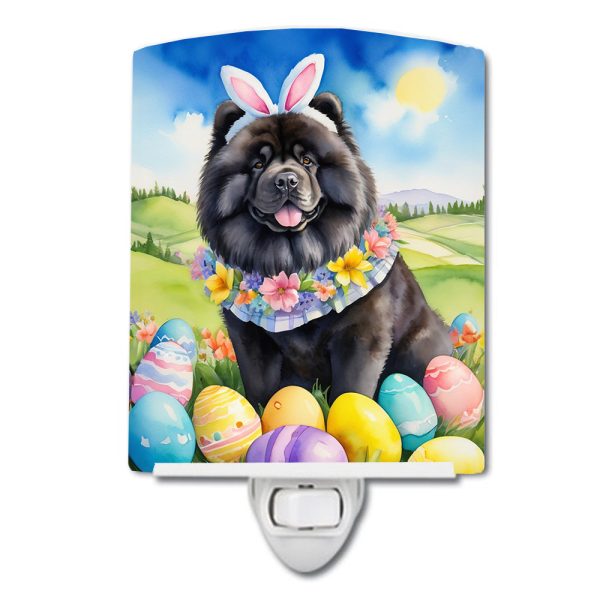 Chow Chow Easter Egg Hunt Ceramic Night Light For Discount