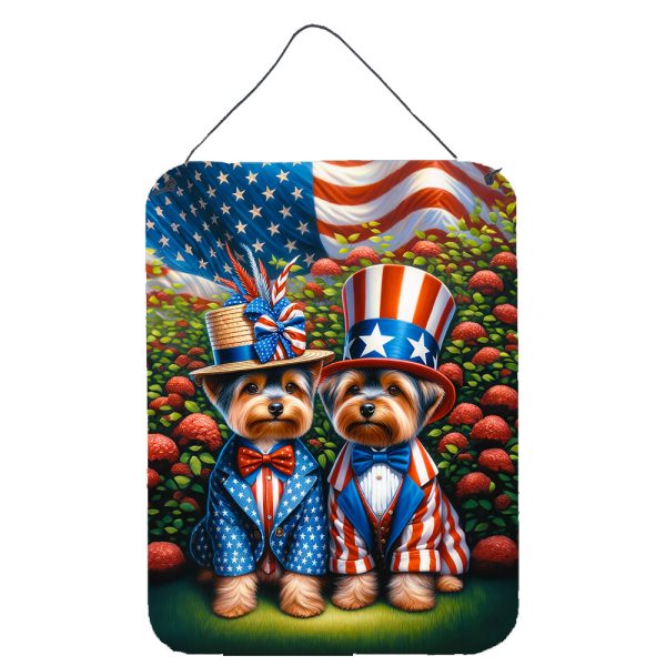 All American Yorkshire Terrier Wall or Door Hanging Prints Hot on Sale