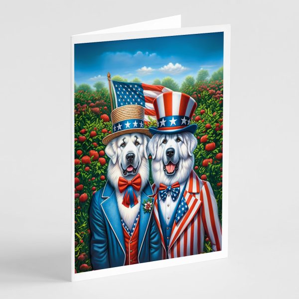 All American Great Pyrenees Greeting Cards Pack of 8 Discount