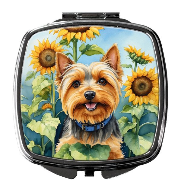 Silky Terrier in Sunflowers Compact Mirror Supply