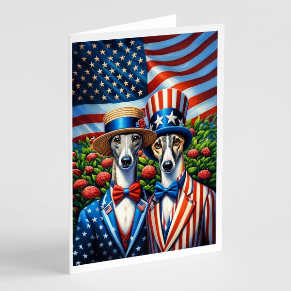 All American Greyhound Greeting Cards Pack of 8 Cheap