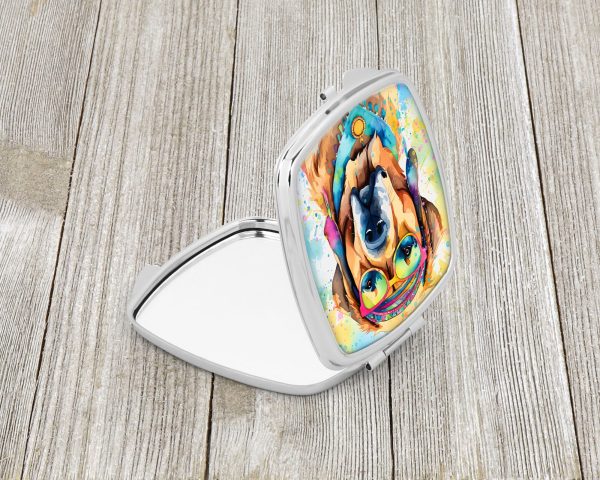 Mastiff Hippie Dawg Compact Mirror Online Hot Sale - Image 2