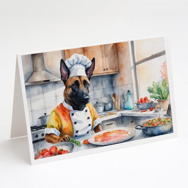 Belgian Malinois The Chef Greeting Cards Pack of 8 Online now