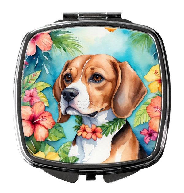 Beagle Luau Compact Mirror Fashion