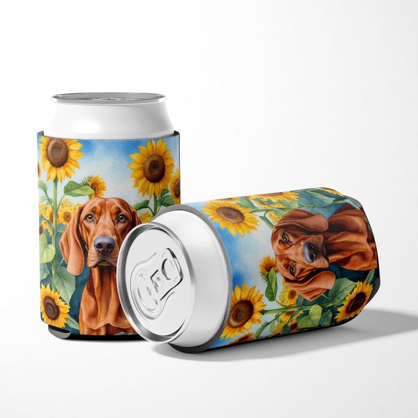 Redbone Coonhound in Sunflowers Can or Bottle Hugger Online now - Image 5