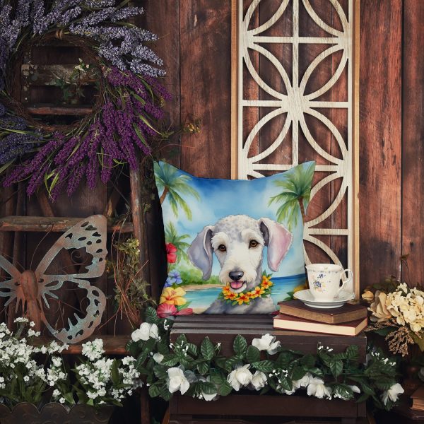 Bedlington Terrier Luau Throw Pillow Online Hot Sale - Image 5