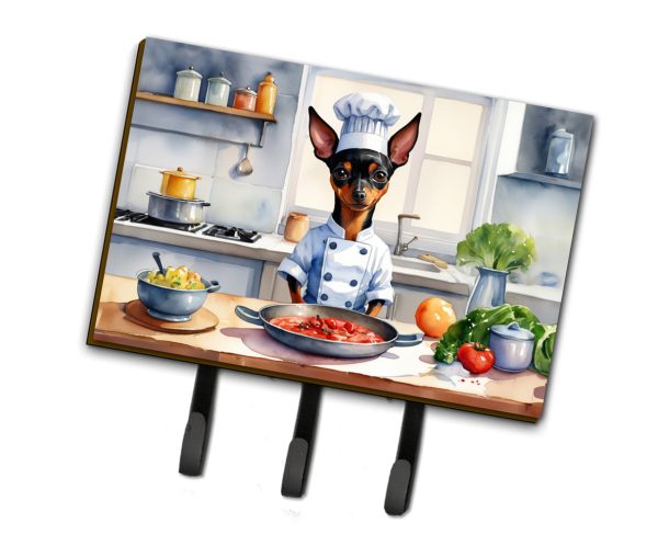 Miniature Pinscher The Chef Leash or Key Holder For Discount