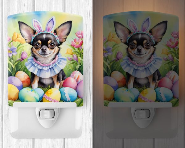 Chihuahua Easter Egg Hunt Ceramic Night Light Discount - Image 2