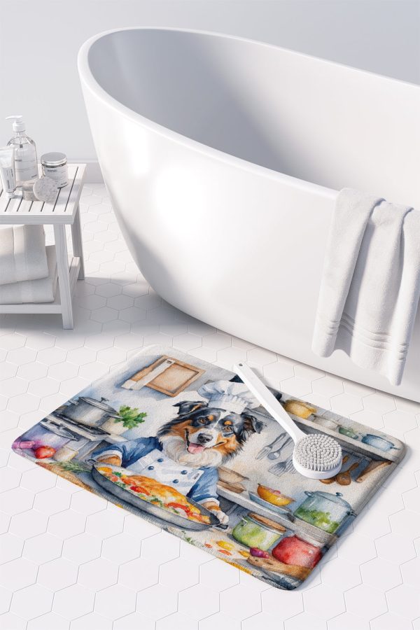 Australian Shepherd The Chef Memory Foam Kitchen Mat For Discount - Image 3