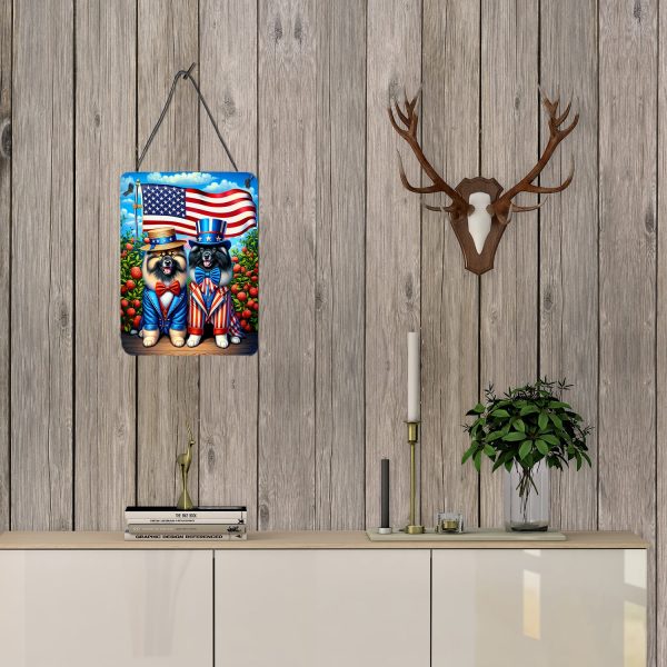 All American Keeshond Wall or Door Hanging Prints For Sale - Image 3