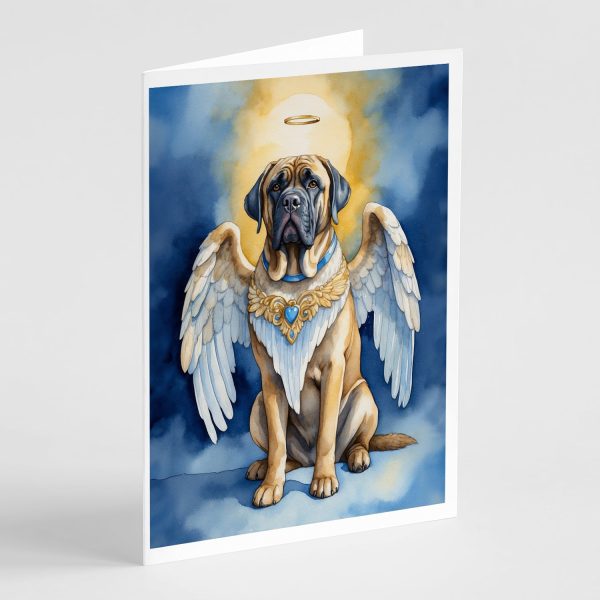 Mastiff My Angel Greeting Cards Pack of 8 For Cheap