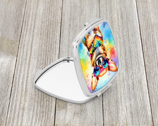 Chihuahua Hippie Dawg Compact Mirror For Sale - Image 2