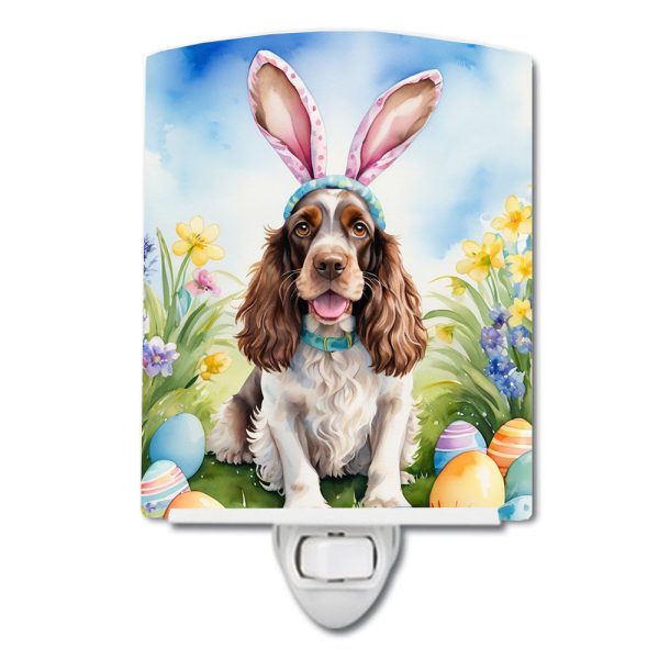 English Cocker Spaniel Easter Egg Hunt Ceramic Night Light Online Sale