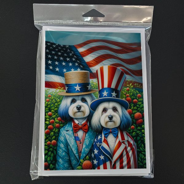 All American Havanese Greeting Cards Pack of 8 Online Sale - Image 3