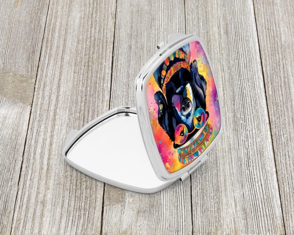 Black Labrador Hippie Dawg Compact Mirror Online Sale - Image 2