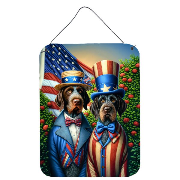 All American German Wirehaired Pointer Wall or Door Hanging Prints For Discount