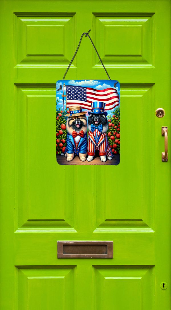 All American Keeshond Wall or Door Hanging Prints For Sale - Image 2