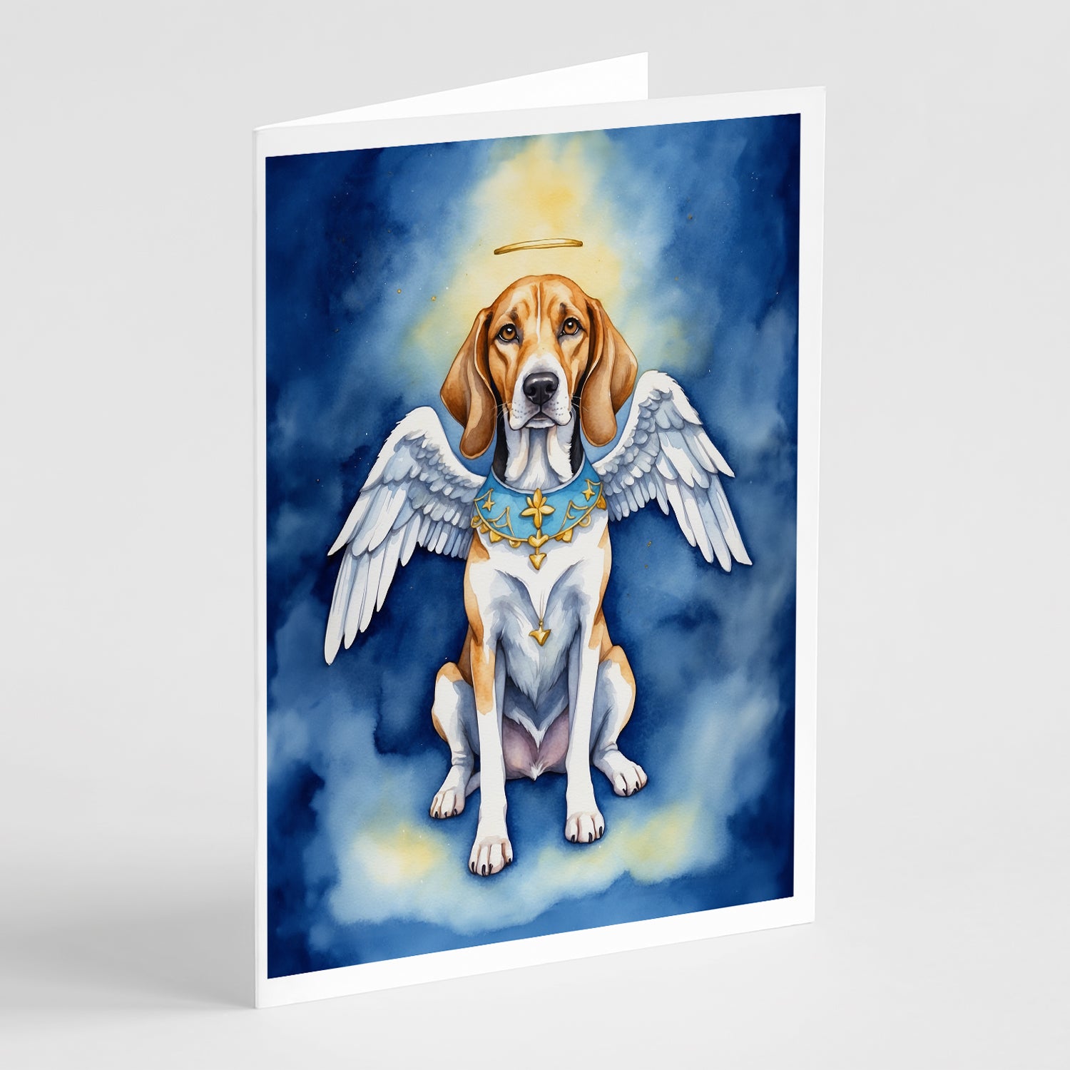 English Foxhound My Angel Greeting Cards Pack of 8 Online Sale
