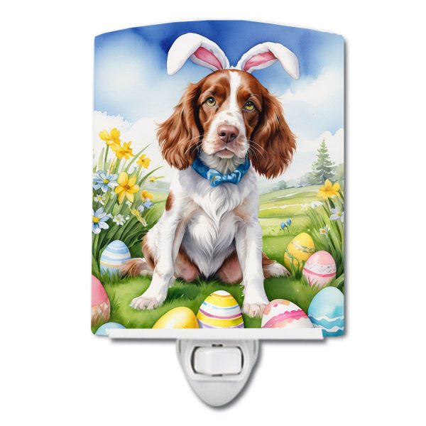 Welsh Springer Spaniel Easter Egg Hunt Ceramic Night Light Discount